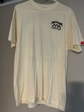 Unisex Cream Graphic Tee